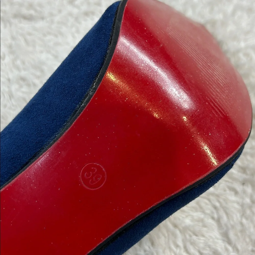 Beryl navy polue‎ pointed toe stiletto heels, size 39 or 7